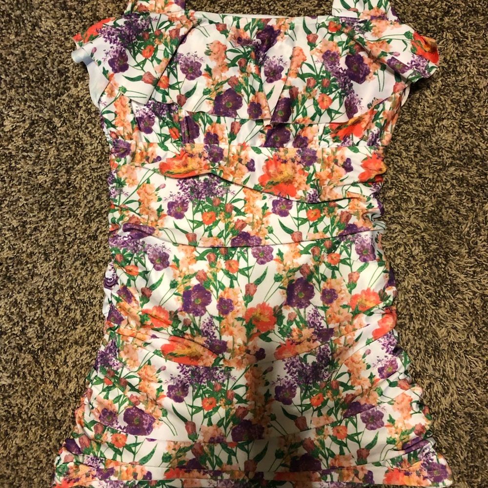 Slimming tankini swim top